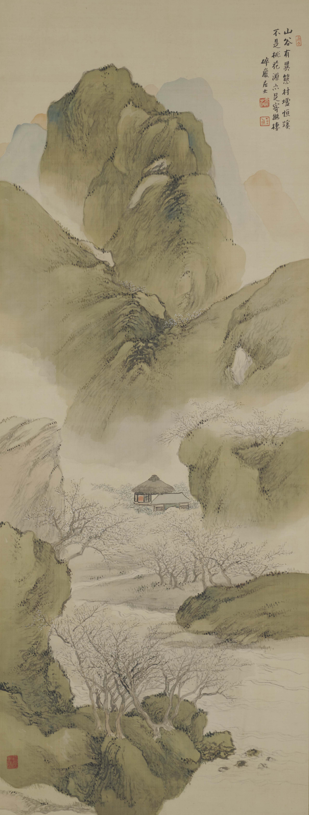 《梅花書屋図》